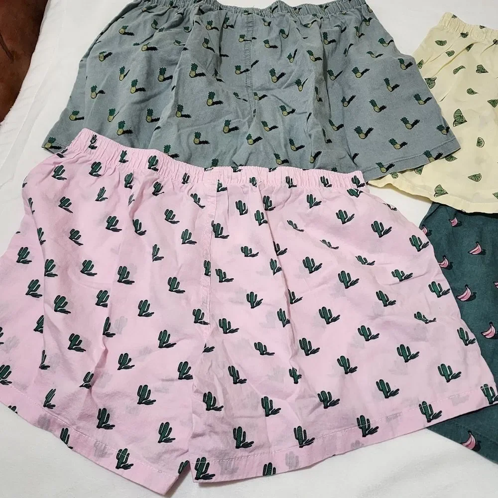 H&M Men's Colorful Fruits Boxers Set of 5 Piece Size Medium M